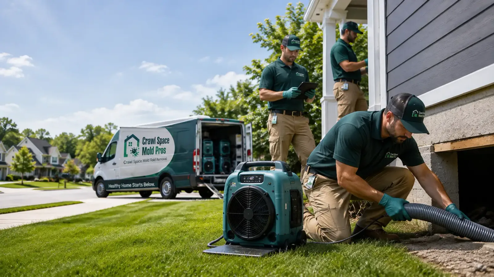 Crawl Space Mold Removal in Sigel, IL